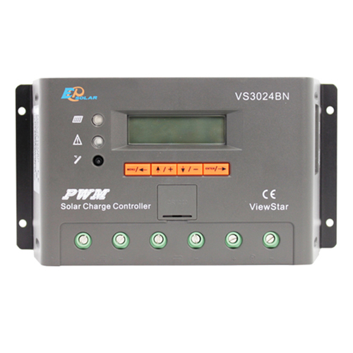 Epsolar  Controlador Solar de Carga y Descarga PWM 12/24V 20A con Display, Parámetros Configurables