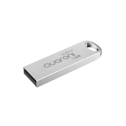 Quaroni QUM-01 unidad flash USB 16 GB USB tipo A 2.0 Acero inoxidable