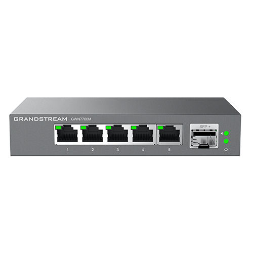 Grandstream Networks  Switch PoE+ Gigabit No Administrable / 8 puertos 10/100/1000 Mbps / 4 puertos PoE+ /  hasta 60W