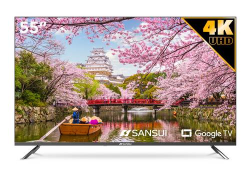 Sansui SMX55VAUG Televisor 139.7 cm (55") 4K Ultra HD Wifi Gris