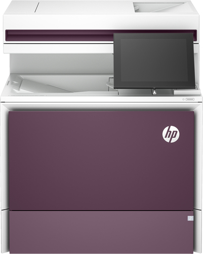 HP LaserJet Impresora Color Enterprise MFP 5800dn, Imprimir, copiar, escanear, fax (opcional), Alimentador automático de documentos; Bandejas de alta capacidad opcionales; Pantalla táctil; Cartucho TerraJet