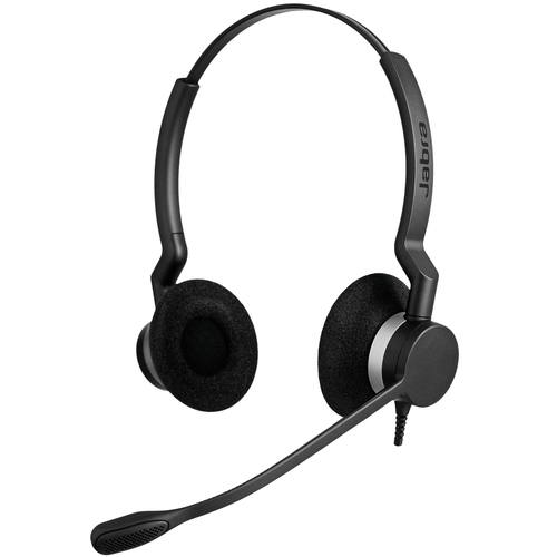 Jabra Biz 2300 Duo Auriculares Alámbrico Diadema Oficina/Centro de llamadas Bluetooth Negro