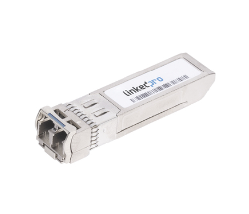 LinkedPRO  Transceptor Óptico SFP+ (Mini-Gbic) / Monomodo 1550 nm / 10 Gbps / 10GBASE-ER / Conectores LC/UPC Dúplex / DDM / Hasta 40 km