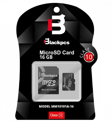 Blackpcs MM10101A-16 memoria flash 16 GB MicroSD Clase 10