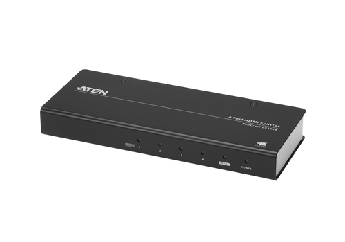 ATEN  Splitter HDMI | 1 x 4 | True 4K @ 60 Hz | HDCP 2.2 | EDID Expert™ | HDR 4:4:4 | Plug &amp; Play