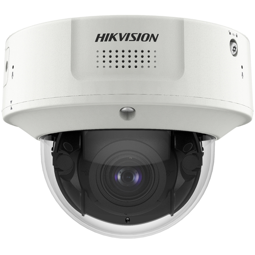 Hikvision Digital Technology  Domo IP 8 Megapixel / Lente Mot. 2.8 a 12 mm /  DARKFIGHTER / WDR 120 dB / IK10 / 30 mts IR / Conteo Facial / Detección Facial / Interior / PoE / Búsqueda por Atributos / Micrófono Integrado / Micro SD