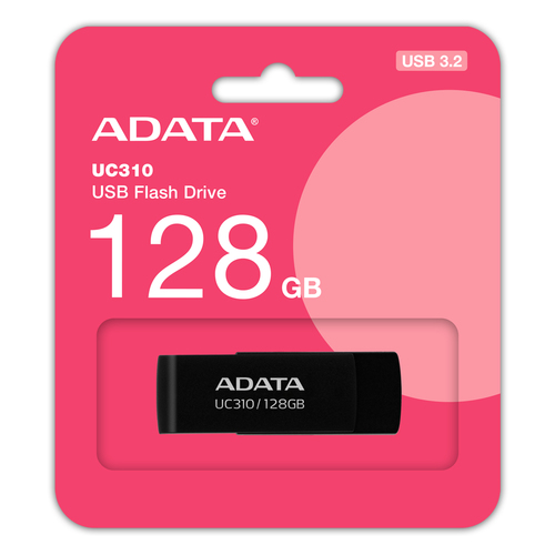 ADATA UC310 unidad flash USB 128 GB USB tipo A 3.2 Gen 1 (3.1 Gen 1) Negro