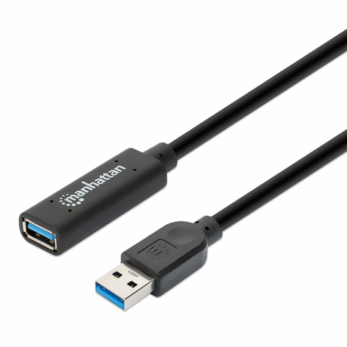 Manhattan 153737 cable USB 5 m USB 3.2 Gen 1 (3.1 Gen 1) USB A Negro