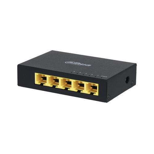 Dahua Technology Access DH-PFS3005-5GT dispositivo de redes No administrado L2 Gigabit Ethernet (10/100/1000) Negro