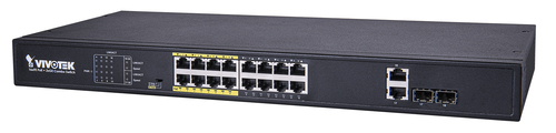 VIVOTEK AW-FGT-180D-250 dispositivo de redes No administrado Fast Ethernet (10/100) Energía sobre Ethernet (PoE) Negro
