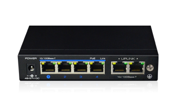 UTEPO UTP3-SW04-TP60 dispositivo de redes No administrado Energía sobre Ethernet (PoE) Negro