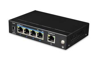 UTEPO UTP3-SW0401-TP60 dispositivo de redes No administrado Fast Ethernet (10/100) Energía sobre Ethernet (PoE) Negro
