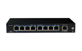 UTEPO UTP3-SW08-TP120 dispositivo de redes Fast Ethernet (10/100) Energía sobre Ethernet (PoE) Negro