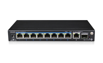 UTEPO UTP3-GSW0802-TSP120 dispositivo de redes Gigabit Ethernet (10/100/1000) Energía sobre Ethernet (PoE) Negro