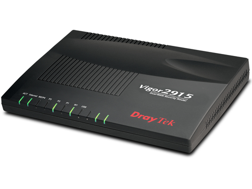 Draytek VIGOR2915 enrutador Ethernet rápido, Gigabit Ethernet Negro