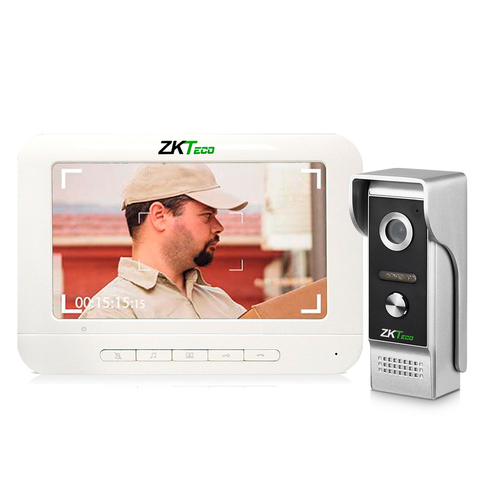 ZKTeco VDPO3-B3 KIT sistema de intercomunicación de video 17.8 cm (7") Acero inoxidable