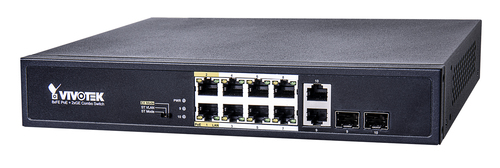 VIVOTEK AW-FGT-100D-120 dispositivo de redes No administrado Fast Ethernet (10/100) Energía sobre Ethernet (PoE) 1U Negro
