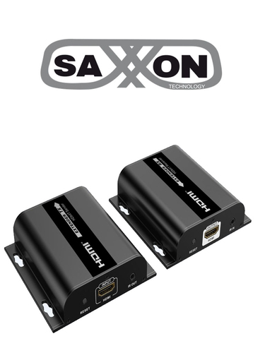 Saxxon LKV38340 extensor de audio/video Transmisor y receptor AV Negro
