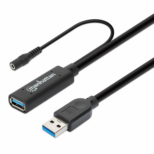 Manhattan 153768 cable USB 15 m USB 3.2 Gen 1 (3.1 Gen 1) USB A Negro