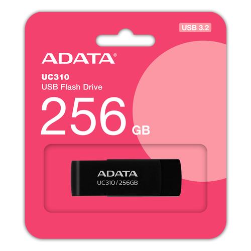 ADATA UC310 unidad flash USB 256 GB USB tipo A 3.2 Gen 1 (3.1 Gen 1) Negro