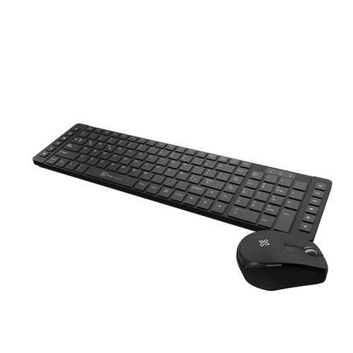 Klip Xtreme Revolution teclado Ratón incluido RF inalámbrico QWERTY Negro