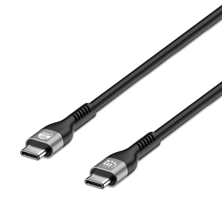 Manhattan 356367 cable USB 2 m USB 2.0 USB C Negro