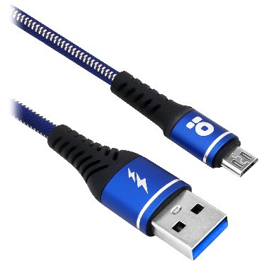 BRobotix 6000717 cable USB 1 m USB 2.0 USB A Micro-USB B Azul