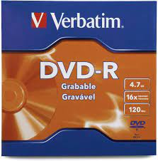 Verbatim DVD-R 4.7GB 16X 1 pieza(s)