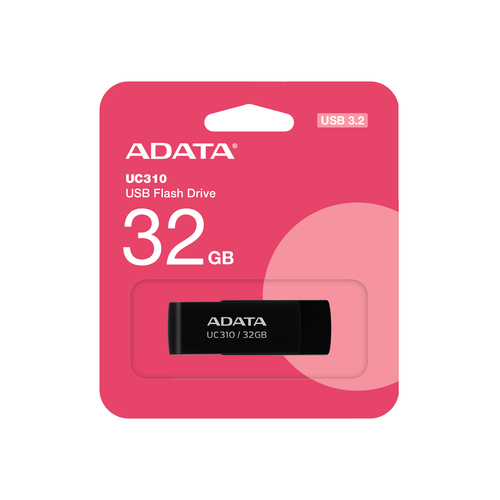 ADATA UC310 unidad flash USB 32 GB USB tipo A 3.2 Gen 1 (3.1 Gen 1) Negro