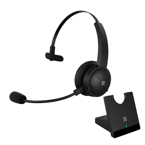 Klip Xtreme CrystalCom Pro Auriculares Inalámbrico Diadema Oficina/Centro de llamadas Bluetooth Negro