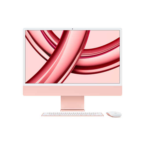 Apple iMac Apple M 59.7 cm (23.5") 4480 x 2520 Pixeles 8 GB 512 GB SSD PC todo en uno macOS Sonoma Wi-Fi 6E (802.11ax) Rosa
