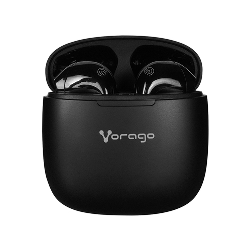 Vorago ESB-305 audífono y auriculare Auriculares True Wireless Stereo (TWS) Intra auditivo Llamadas/Música Bluetooth Negro
