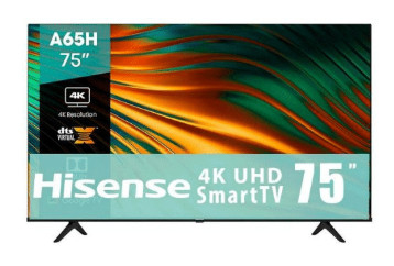 Hisense 75A65H Televisor 190.5 cm (75") 4K Ultra HD Smart TV Wifi Negro