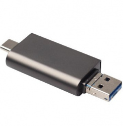 BRobotix 6006085 lector de tarjeta USB 2.0 Type-A/Type-C Negro