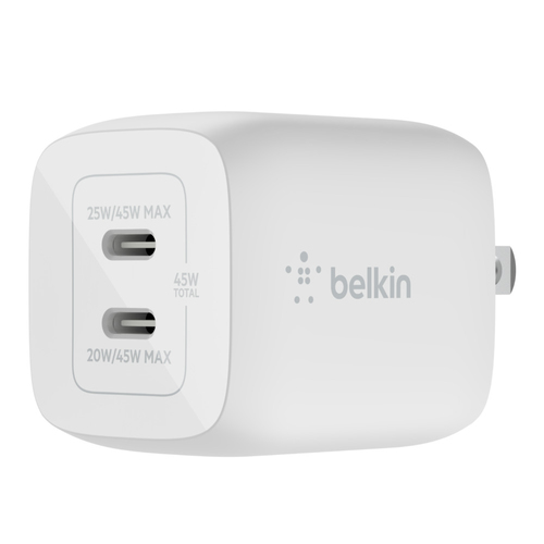 Belkin WCH011dqWH Smartphone, Tableta Blanco Corriente alterna Carga rápida Interior
