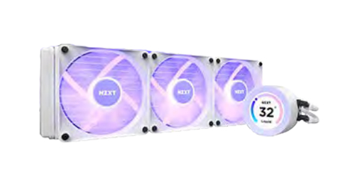 NZXT Kraken Elite 360 RGB Procesador Refrigerador de líquidos todo en uno 12 cm Blanco 1 pieza(s)