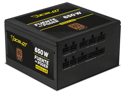 Ocelot Gaming OPS850 unidad de fuente de alimentación 850 W 20+4 pin ATX ATX Negro