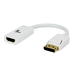 Xtech XTC-358 adaptador de cable de vídeo 0.2 m DisplayPort HDMI Blanco