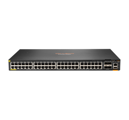 Aruba CX 6200F 48G Class-4 PoE 4SFP+ 740W Gestionado L3 Gigabit Ethernet (10/100/1000) Energía sobre Ethernet (PoE) 1U