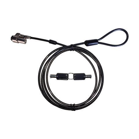 TechZone TZNK701 cable antirrobo Negro 1.8 m