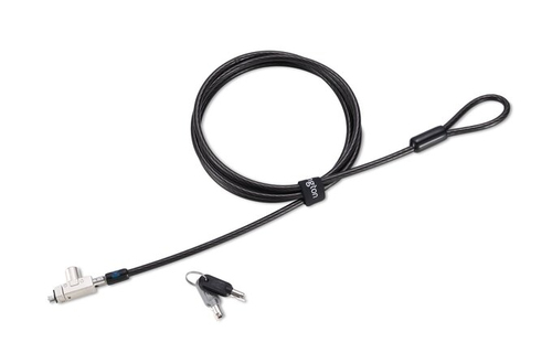 Kensington Slim N17 2.0 cable antirrobo Plata 1.8 m
