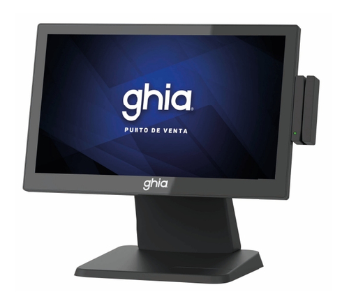 Ghia GPOS315 sistema POS 2 GHz J4125 39.6 cm (15.6") 1366 x 768 Pixeles Pantalla táctil Negro