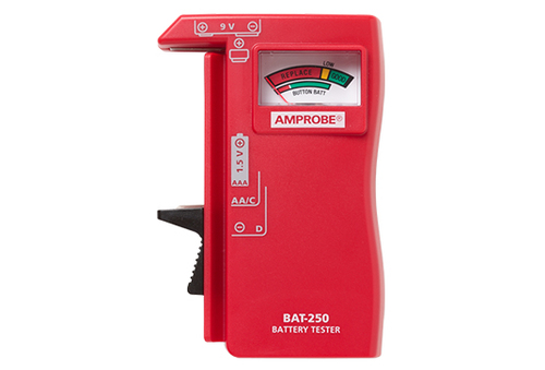 AMPROBE  Probador de Baterías 9 Vcc / 1.5 Vcc [AA-AAA-C-D]