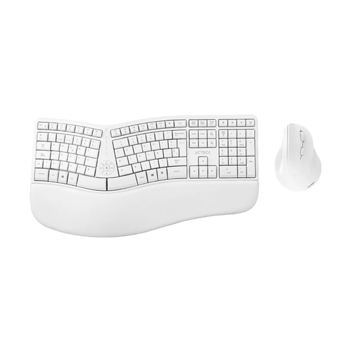 Acteck Creator Virtuos Fitt MK770 teclado Ratón incluido RF inalámbrico Español Blanco