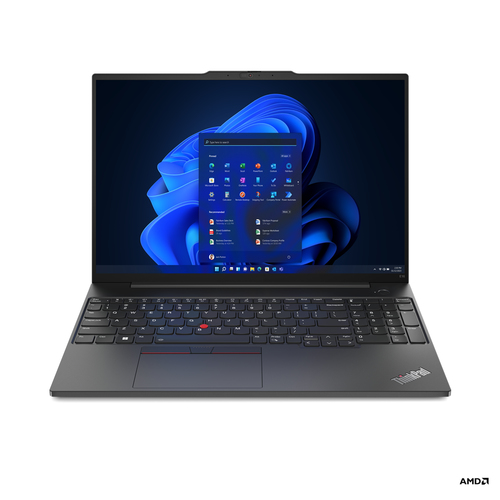 Lenovo ThinkPad E16 Computadora portátil 40.6 cm (16") WUXGA AMD Ryzen™ 5 7530U 24 GB DDR4-SDRAM 512 GB SSD Wi-Fi 6E (802.11ax) Windows 11 Pro Negro