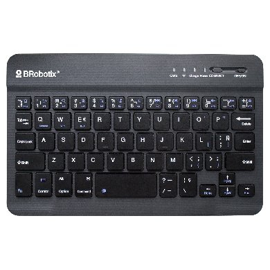 BRobotix 6006436 teclado para dispositivos móviles Negro Bluetooth QWERTY Español