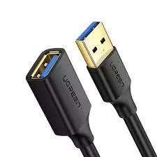 UGREEN  Cable Extensor USB 3.0 / 3 Metros / Macho-Hembra / 5 Gbps / Ultra Durabilidad / Núcleo de cobre estañado 28/22 AWG / Blindaje interior múltiple / Ideal para teclado, mouse , etc.