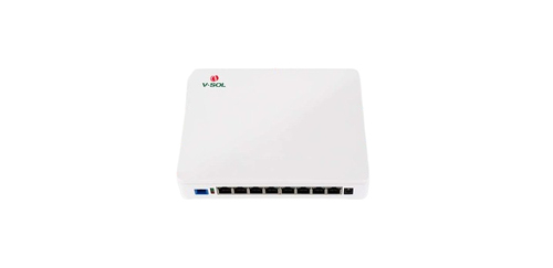 V-SOL  ONU Dual EPON/GPON / 8 Puertos PoE 802.3at Gigabit / Wi-Fi Doble banda 2.4 y 5 GHz /  1 Puerto SC/UPC
