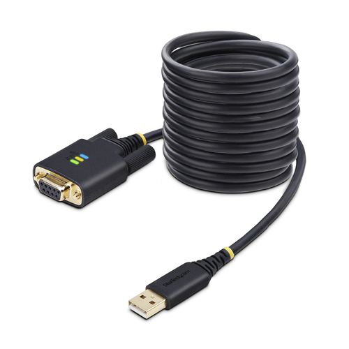 StarTech.com 1P10FFCN-USB-SERIAL cable serial Negro 3 m USB tipo A DB-9