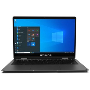 Hyundai HyFlip Híbrido (2-en-1) 35.6 cm (14") Pantalla táctil Full HD Intel® Celeron® N N3350 4 GB LPDDR4-SDRAM 64 GB Flash Wi-Fi 4 (802.11n) Windows 10 Home Gris